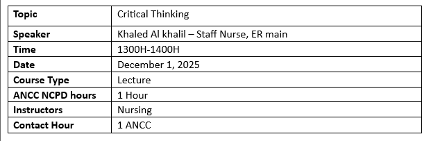 Critical Thinking 2025