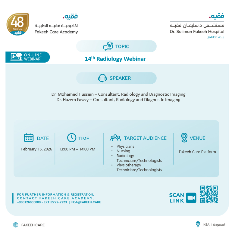 14th Radiology Webinar 2026