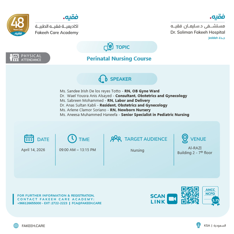 Perinatal Nursing Course