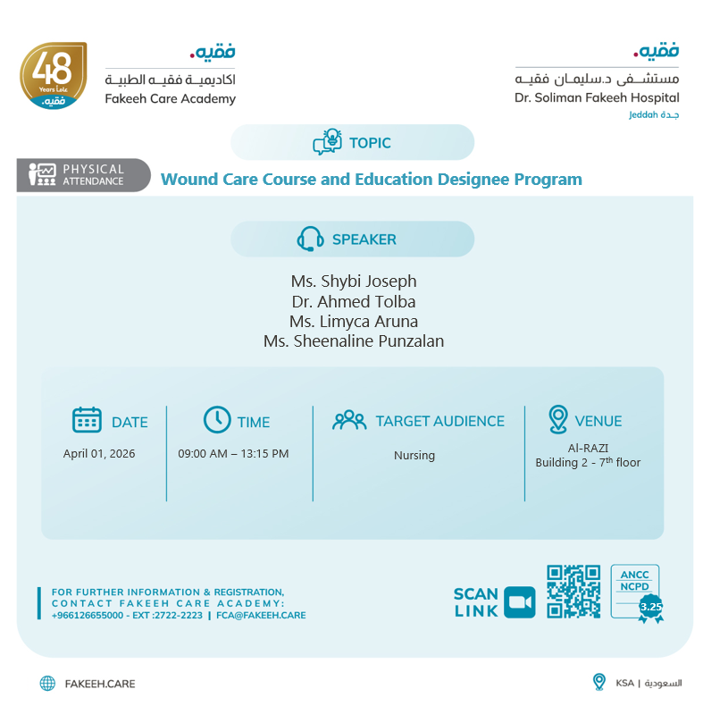 Wound Care Course & Education designee program 2026
