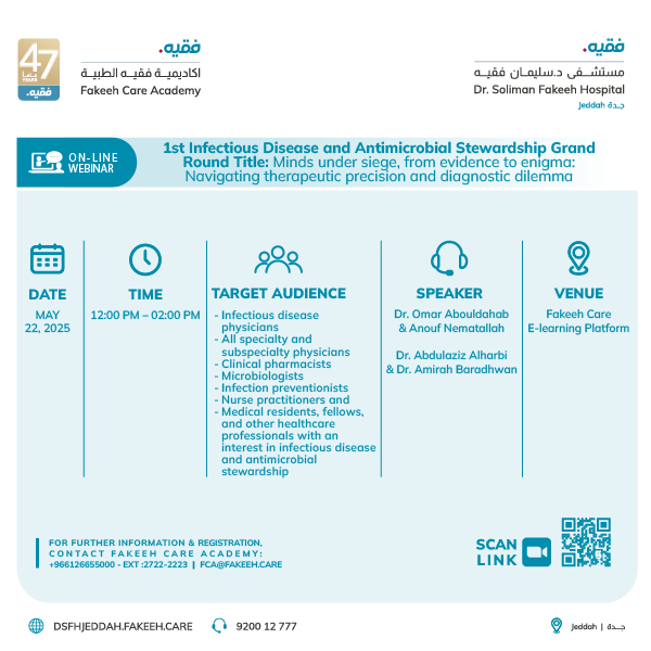 1st Infectious Disease and Antimicrobial Stewardship Grand Round