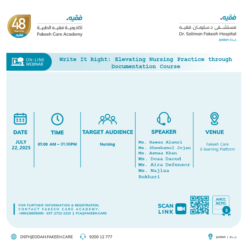 Write It Right: Elevating Nursing Practice through Documentation Course