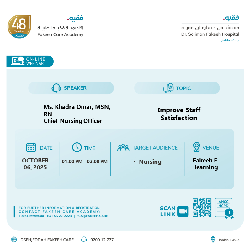 Improve Staff Satisfaction